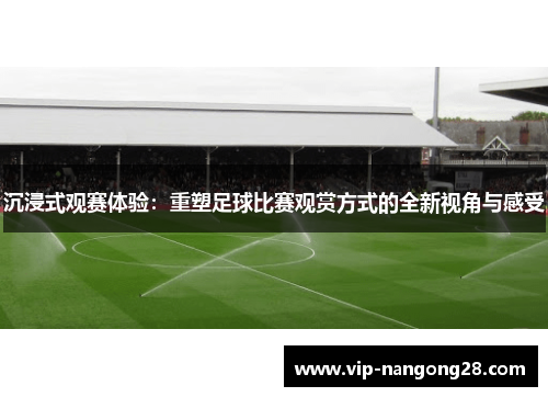 沉浸式观赛体验：重塑足球比赛观赏方式的全新视角与感受
